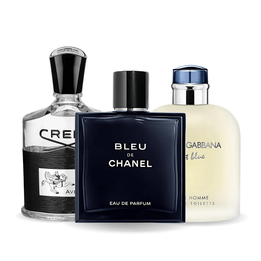 Zestaw 3 Perfum | Bleu de Chanel + Creed Aventus + Light Blue
