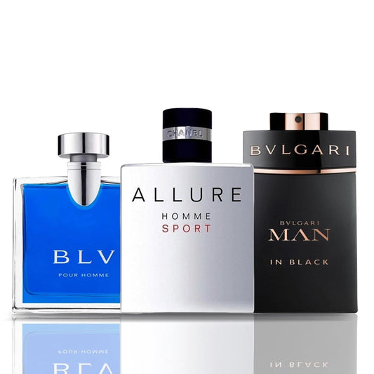 Zestaw 3 Perfum | BLV + Allure Homme Sport + Man in Black